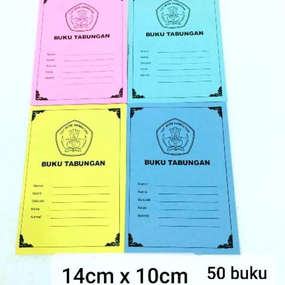 

Limited - BUKU TABUNGAN SEKOLAH 50 PCS ン