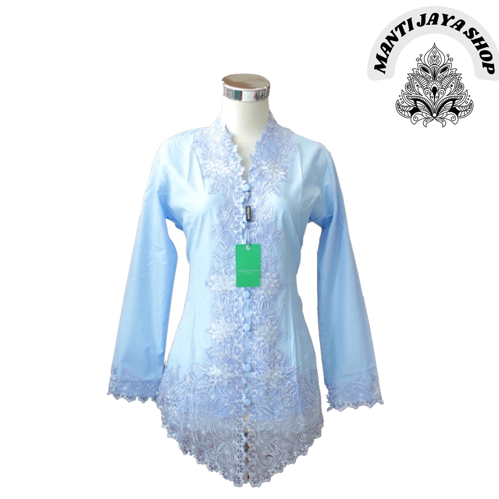 Baju Kebaya Muslim Putih Atasan Baju Kebaya Modern Tunangan Lamaran Wisuda Terbaru