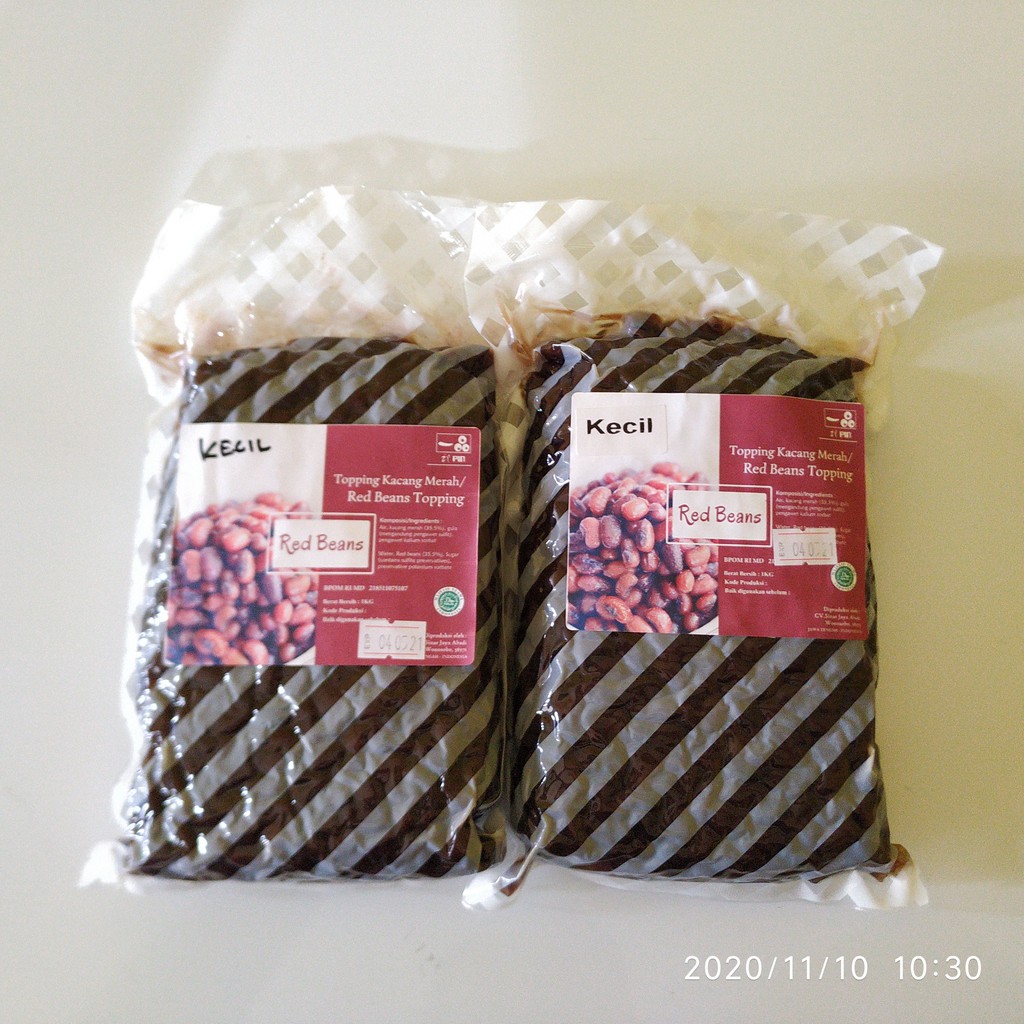 RED BEAN / KACANG MERAH KECIL / AZUKI - TOPPING ES CAMPUR / DESSERT @1kg