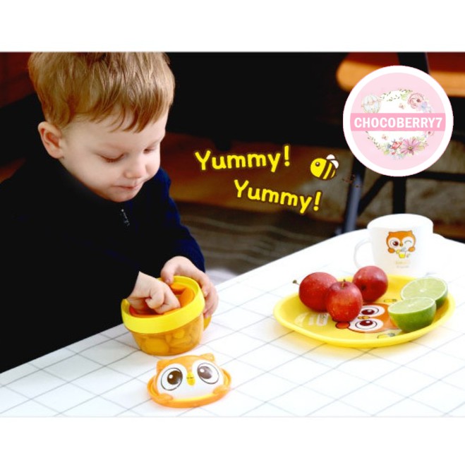 Edison Snack Cup Owl - Tempat Makan Wadah Snack Bayi Baby Container