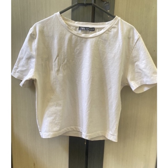 preloved zara white tshirt kaos putih polos
