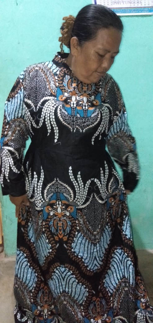 Maura Couple Sania Ruffle Batik Couple Ori Ndoro Jowi Garansi Termurah Shopee Batik