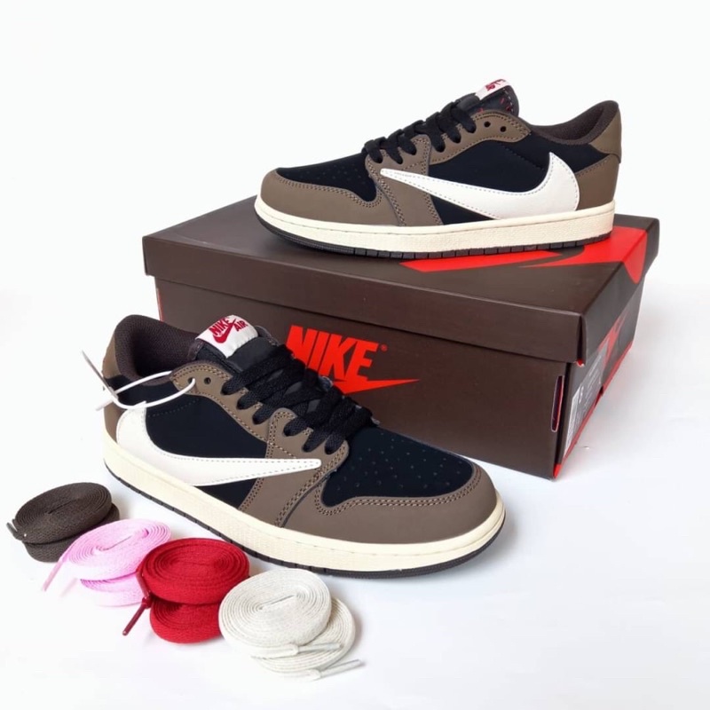 Sepatu Travis Scott X Jordan Low Jack Cactus 100%Bnib