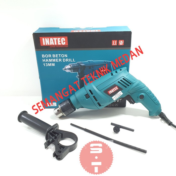 NA80VP MESIN BOR TANGAN TEMBOK BETON IMPACT DRILL 13mm INATEC NA 80 VP