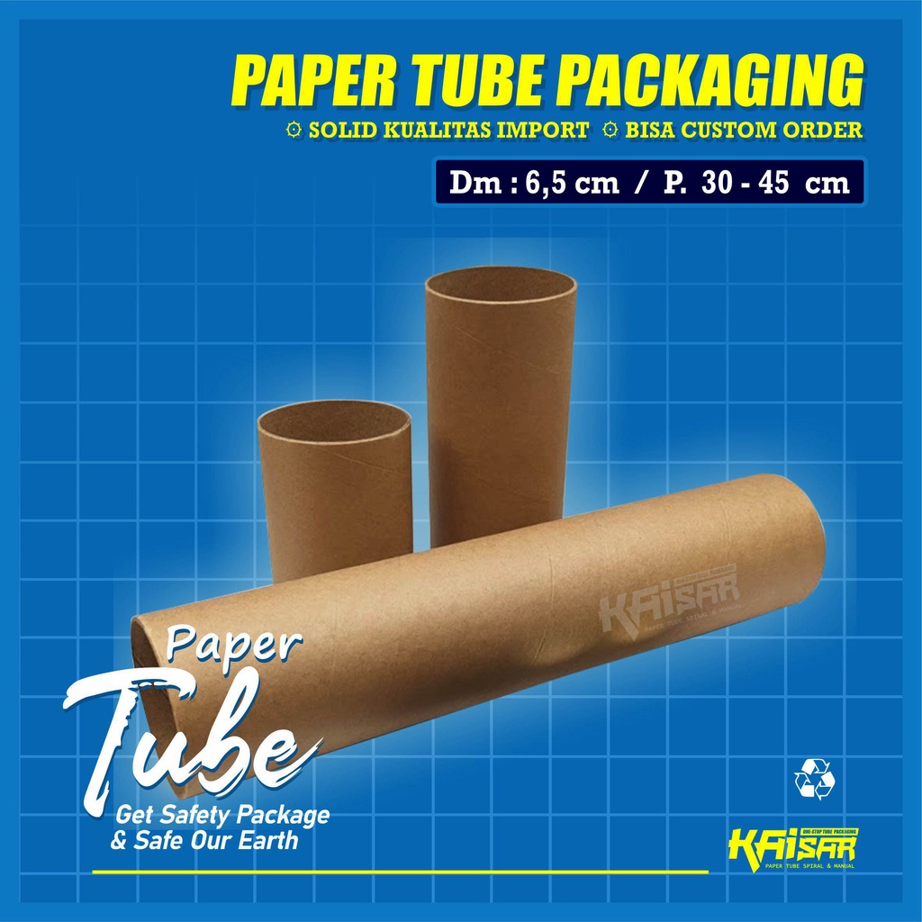 

SELONGSONG KERTAS PACKING / TABUNG KARDUS / PAPER CORE TUBE UK. 6.5 CM