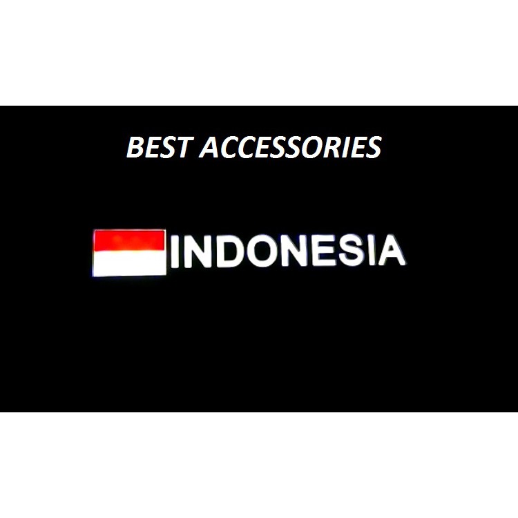 LED Plat Nomor Bendera Indonesia