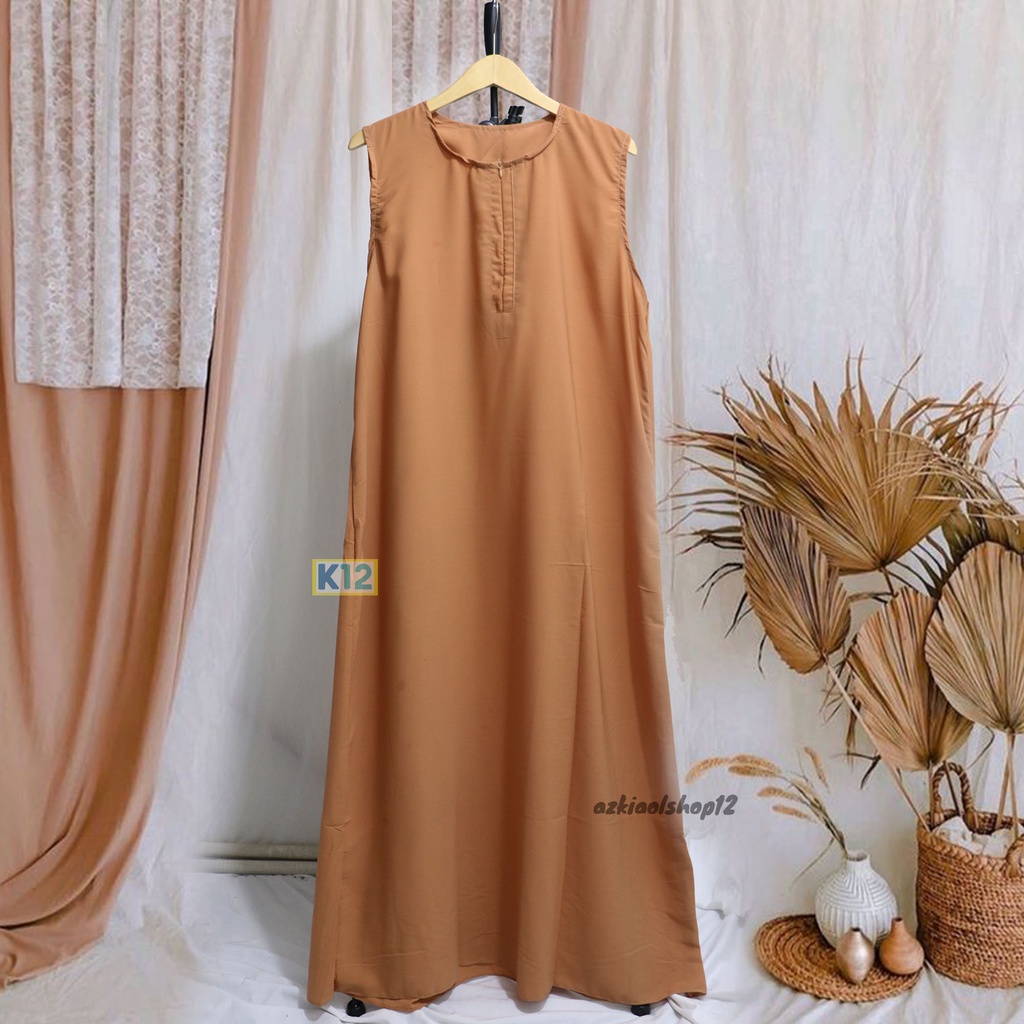 INNER DRESS GAMIS/INNER DRESS TANPA LENGAN/ INNER ABAYA