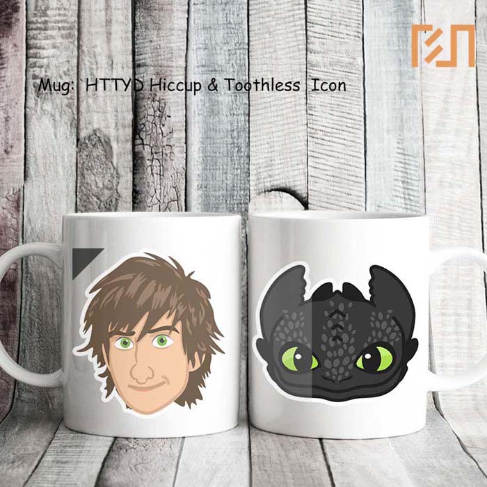 Mug HTTYD Hiccup & Toothless icon
