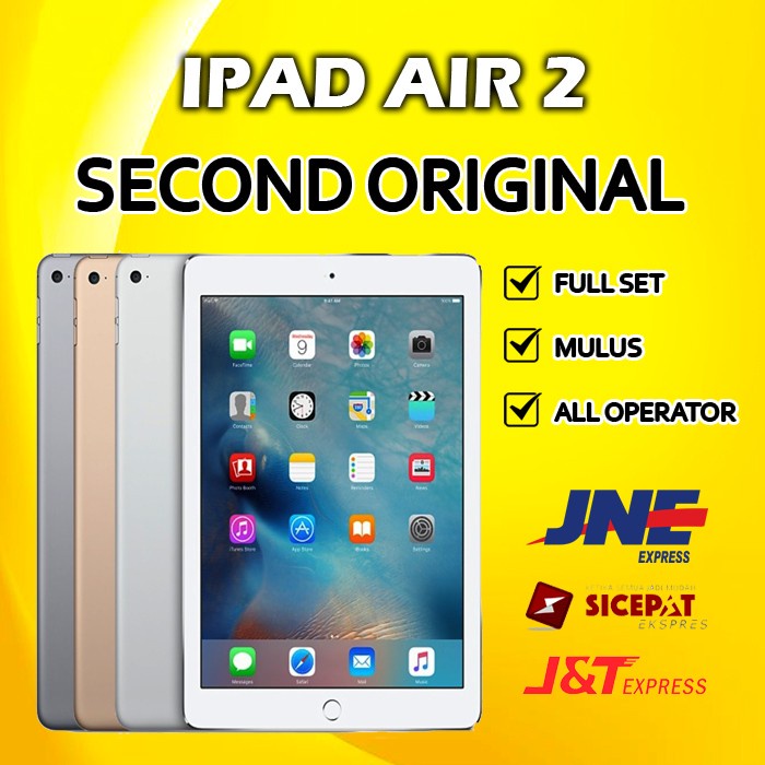 [Tablet/Tab/Pad] Ipad Air 2 Second Bekas 32Gb Original 100 % Apple Tablet / Ipad / Tab / Pad / Ios