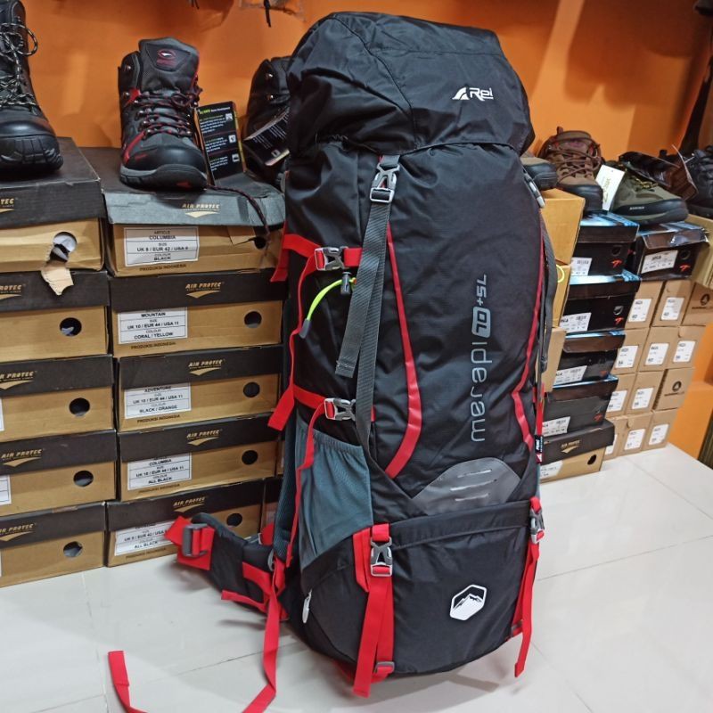 Tas Gunung Rei Merapi 70 Plus 5L Carrier Rei Merapi 75L Original