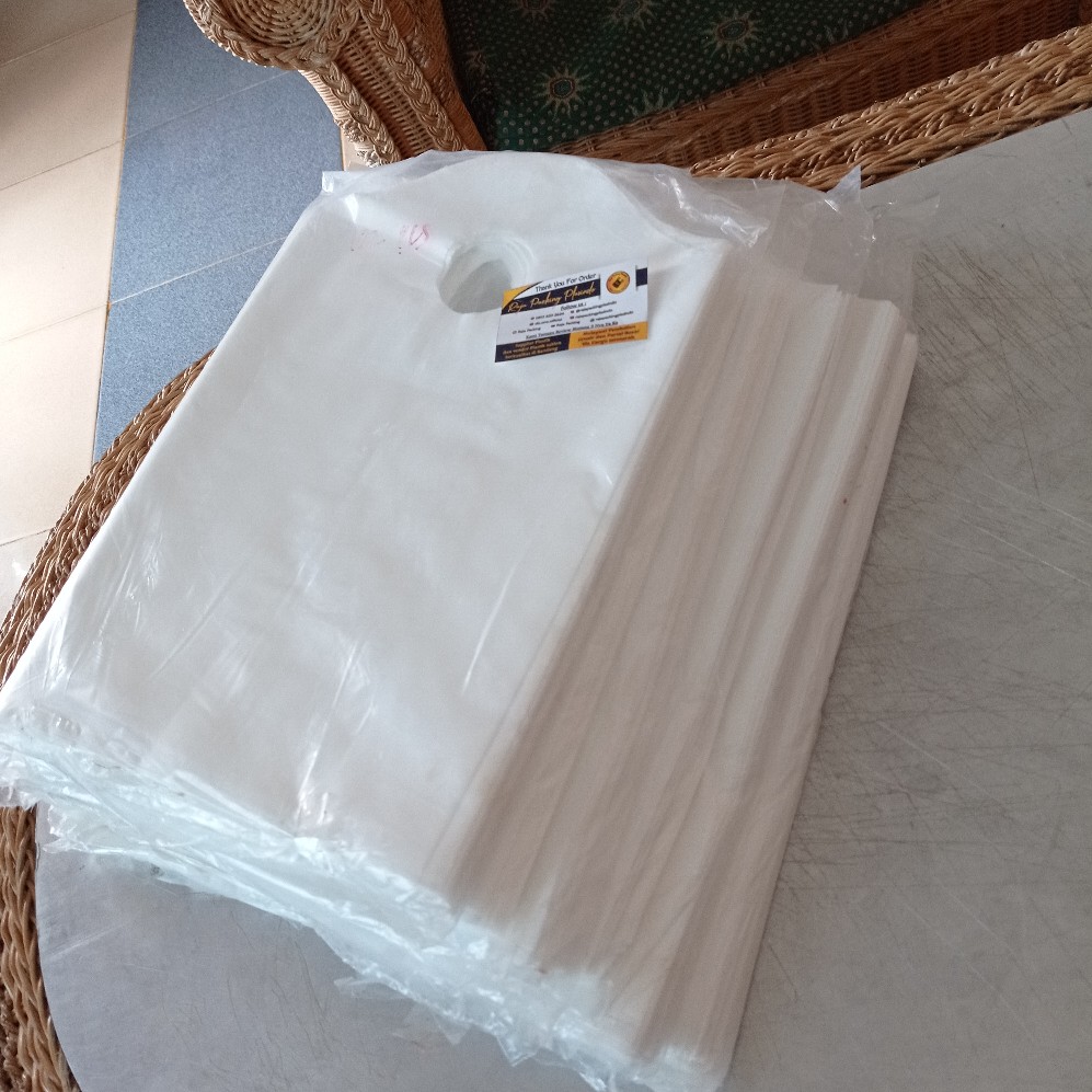 <ecer> Plastik Olshop  Pe Gunung Uk 30x41 Tebal 0,7 Plastik Packing Baju Plastik Distro Tanpa Sablon