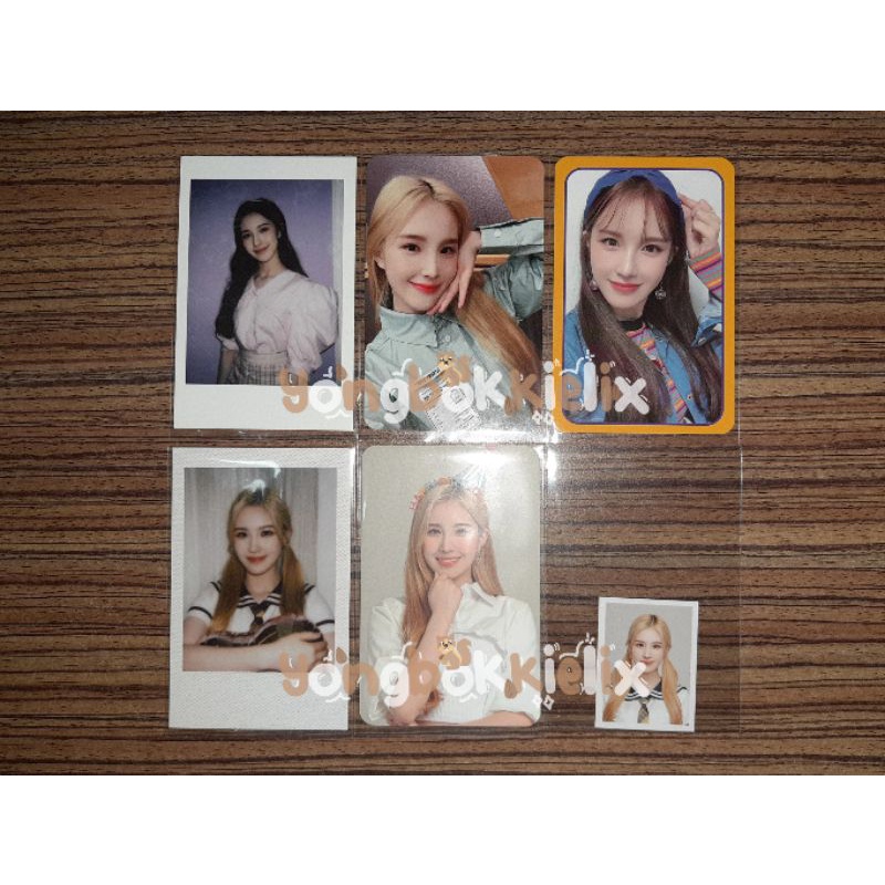 weeekly jaehee we are pola 1st anniversary set joeun we play we can orb photocard pc