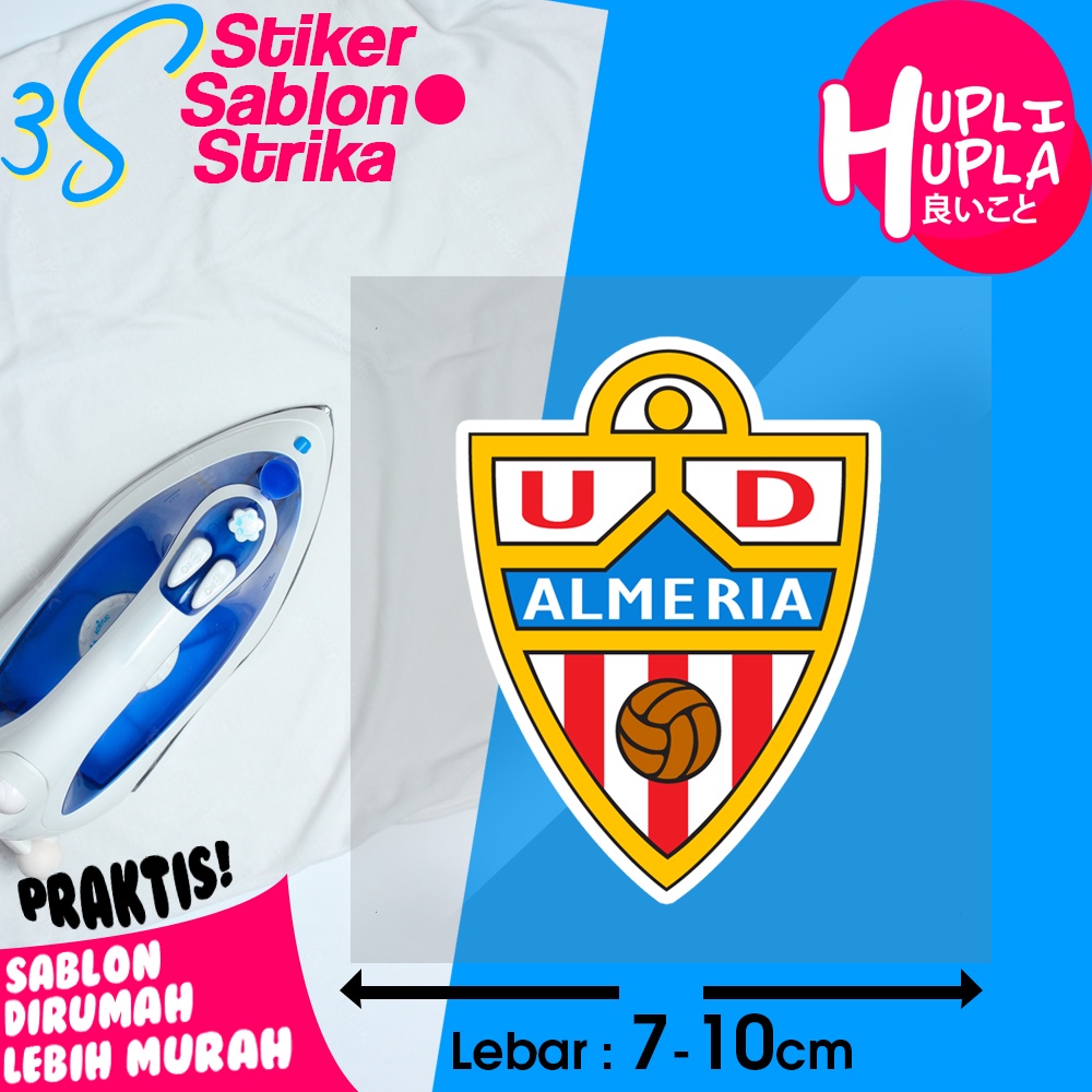 Stiker Sablon Setrika Klub Sepak Bola Liga Spanyol Sticker Emblem Gosok Untuk Baju dan Jersey