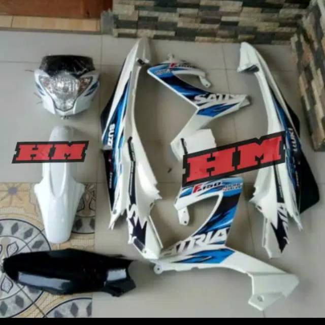 Full body halus satria Fu facelift, putih