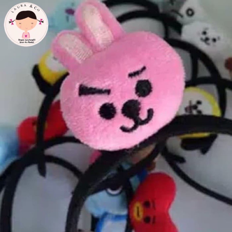 Bando Bandana Boneka BTS BT21 6pc Grosir Lusinan Kpop