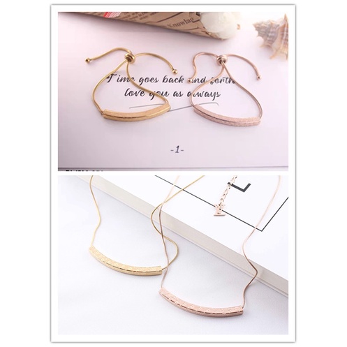 Set Perhiasan Titanium Kalung/Gelang Fashion 7478,259