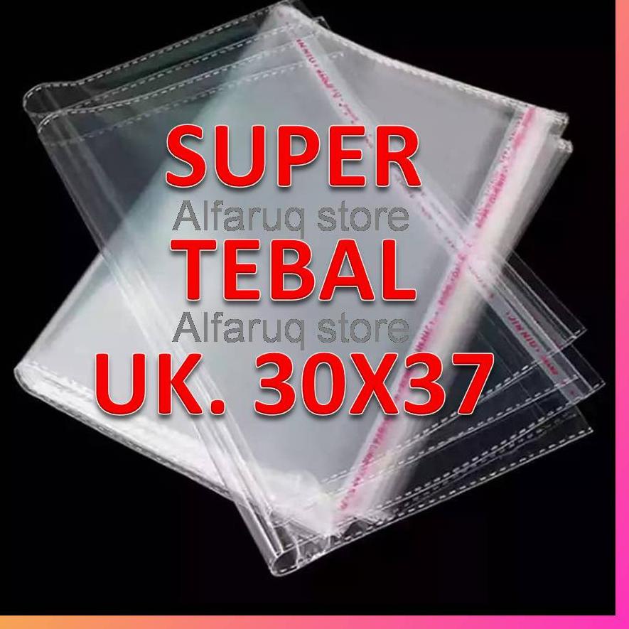 

NN7G SUPER TEBAL!!! Plastik OPP 30x37 TEBAL 05 (100 Lembar) ➠ (Ready Banyak)