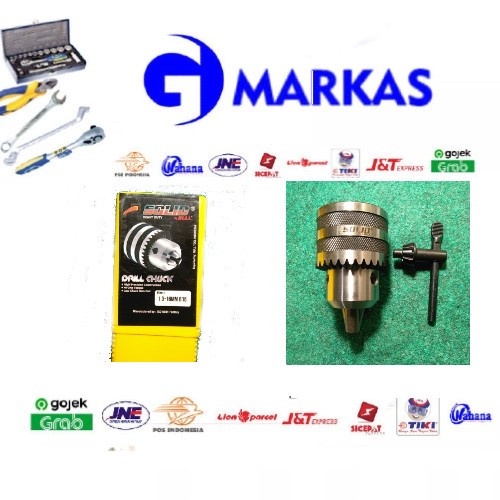 Kepala Bor / Drill Chuck Kepala Mesin Bor 16mm B16 Heavy Duty Solid