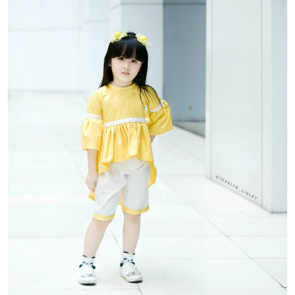 Dress Marsha/Setelan Dress Marsha Anak dan Dewasa