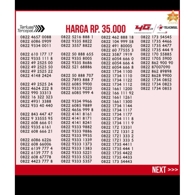 SAKTI TELKOMSEL CANTIK SERI (~ABAB~) (~TRIPEL~) (~KWARTED~)