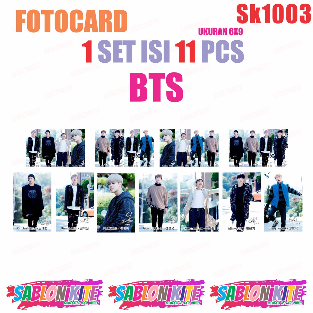 MURAH!!! FOTOCARD KPOP MEMBER SK1002