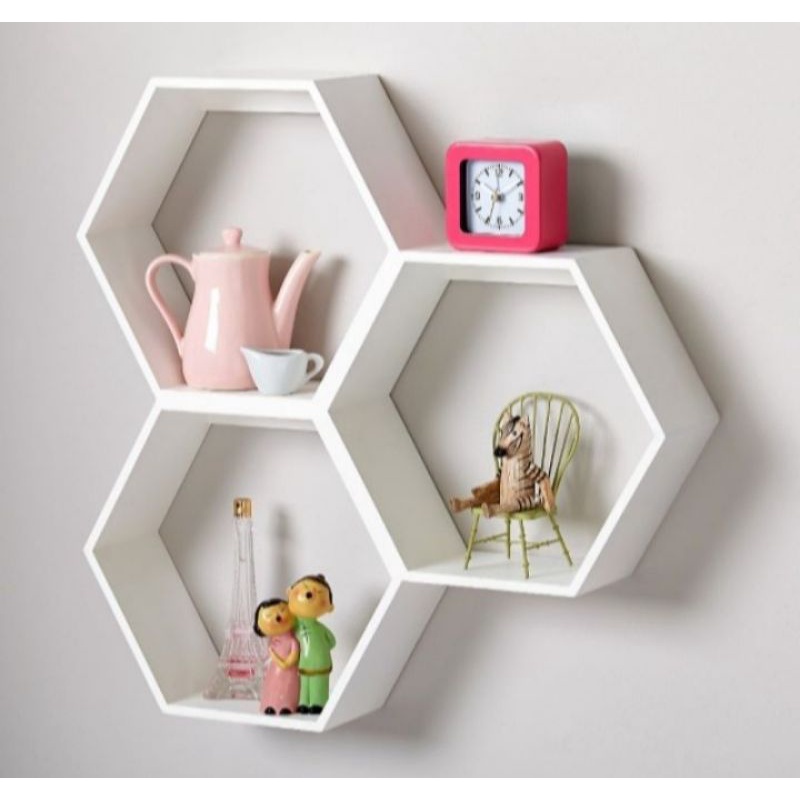 RAK HEXAGONAL RAK DINDING