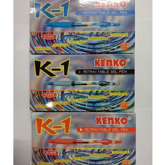 

Buruan Beli] Pen Gel Kenko K1 / Pulpen Kenko Cetek Lusin - Hitam