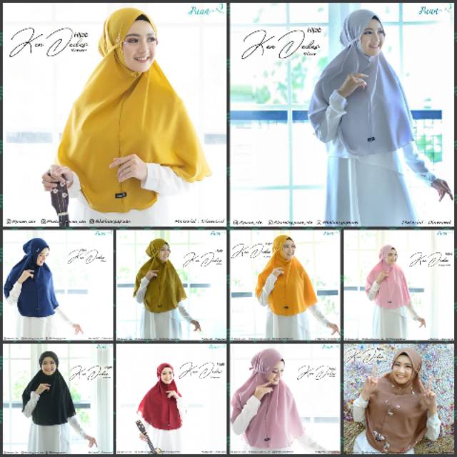 BERGO KEN DEDES by PUAN 100% ORIGINAL // KERUDUNG PET DAN NON PET // HIJAB INSTAN