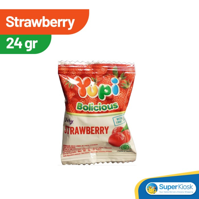 

Yupi Bolicious Strawberry 24gr