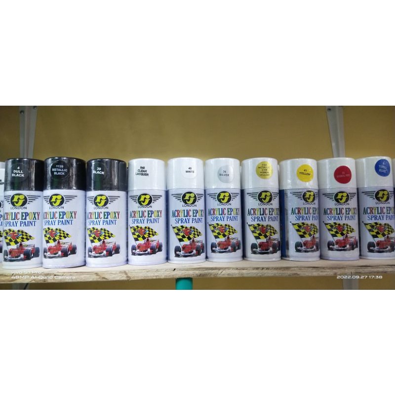 Pilox RJ Acrylic Epoxy Spray Paint 150cc Ukuran Kecil