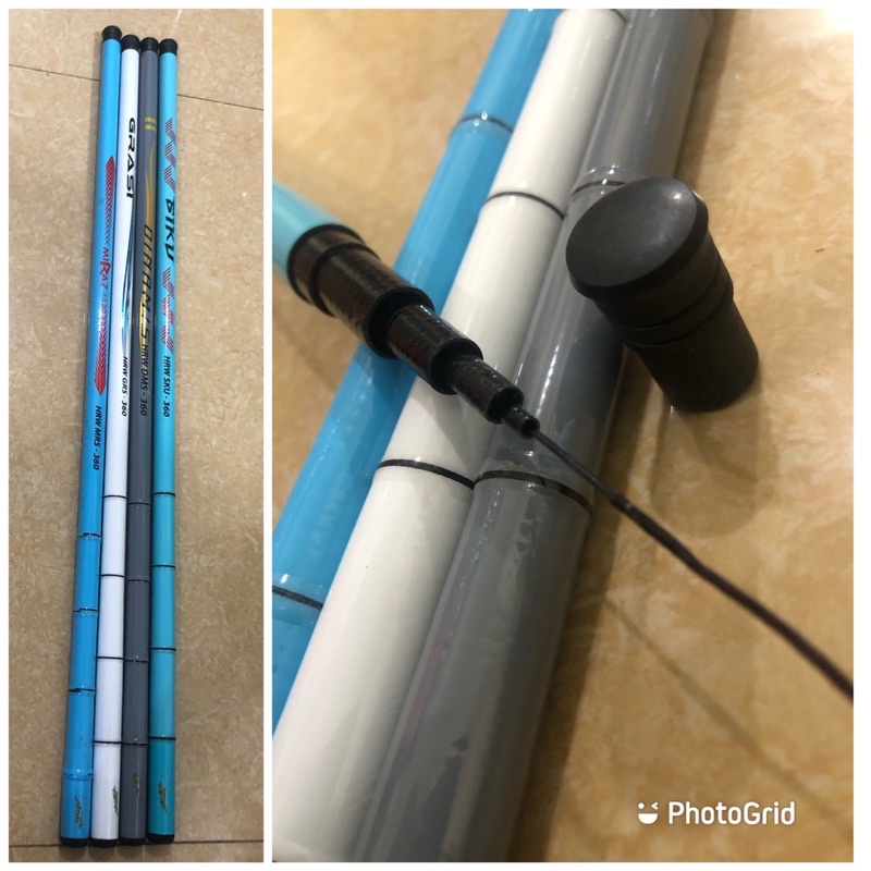 Joran Pancing Harrow Tegek 360 cm Fiber Material