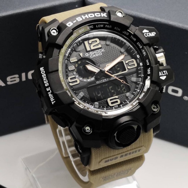 Original JAM TANGAN G SHOCK GWG1000 CREAM RUBBER CASIO Premium Kekinian
