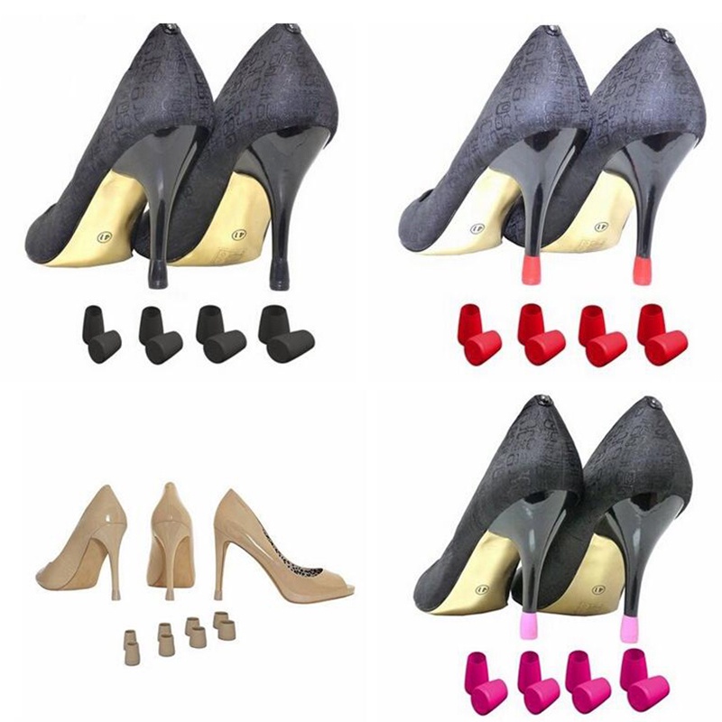 2pcs Cover Pelindung Sepatu High Heels Bahan Plastik