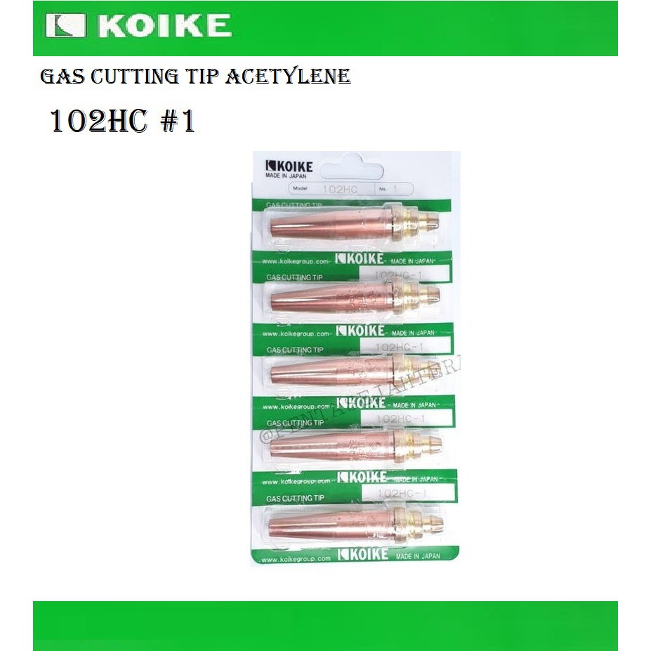 

Koike Cutting Tip Acetylene No 1 - Cutting tip Nozzle 102 HC