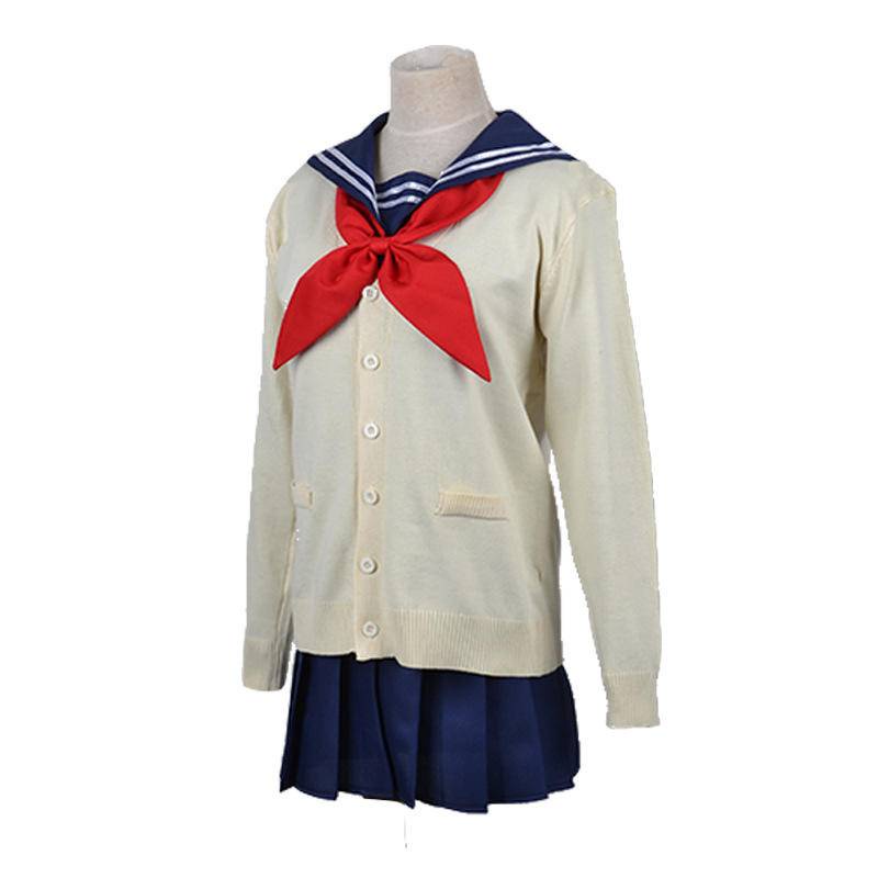 【Wetrose】My Hero Academia Toga Himiko Cosplay Suit JK Costume Full Set Kostum Wanita Seifuku Sailor