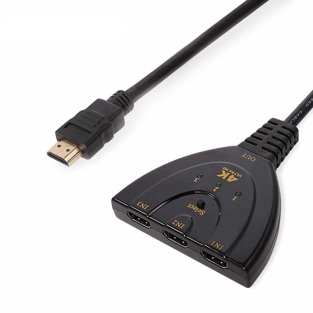 Kabel HDMI Switch 3 Port 4Kx2K 3D