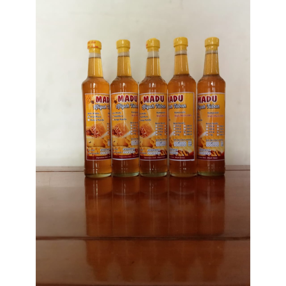 

Madu 500 mL Randu dan Multiflora