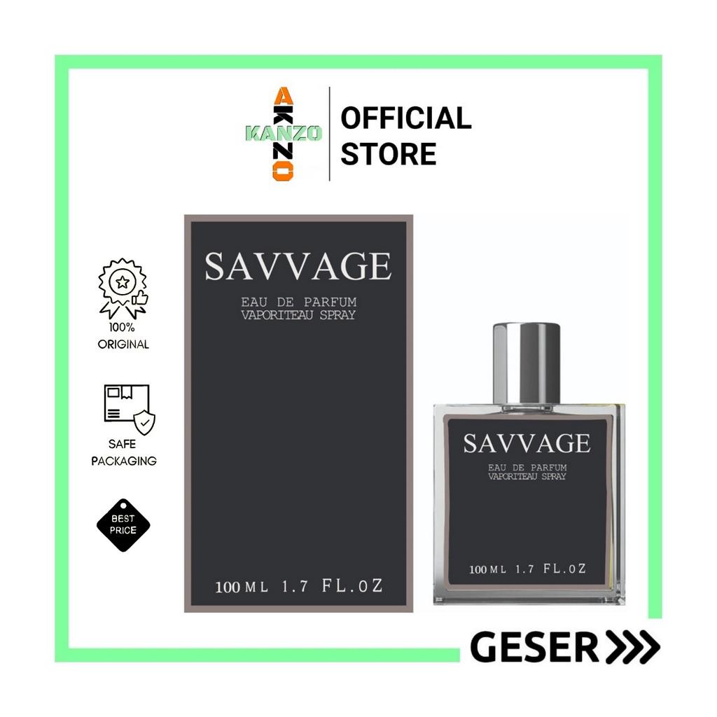 Kanzo - Parfum Savvage 100ml Premium / Parfum Savvage D 100ml Best Seller / Parfum Pria Wangi Tahan Lama