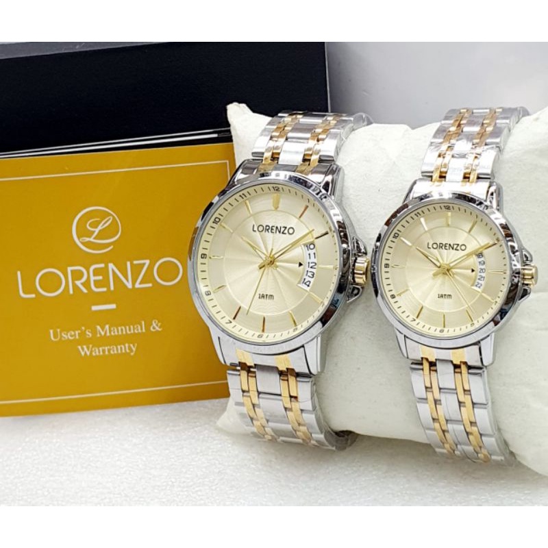 Jam Tangan Couple Lorenzo Original 5101 Garansi Resmi 1 Tahun