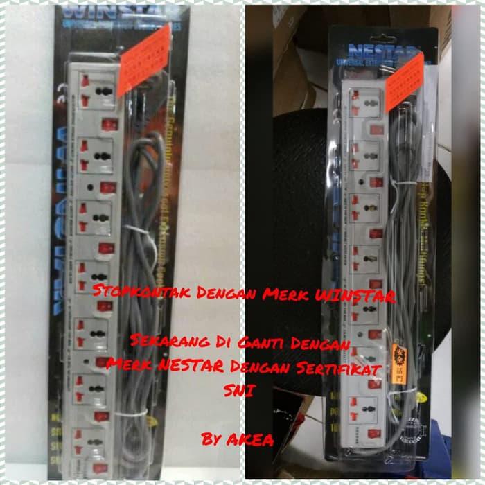 *pertukangan* COLOKAN LISTRIK/STOPKONTAK WINSTAR TOKYO JAPAN 7 LINE