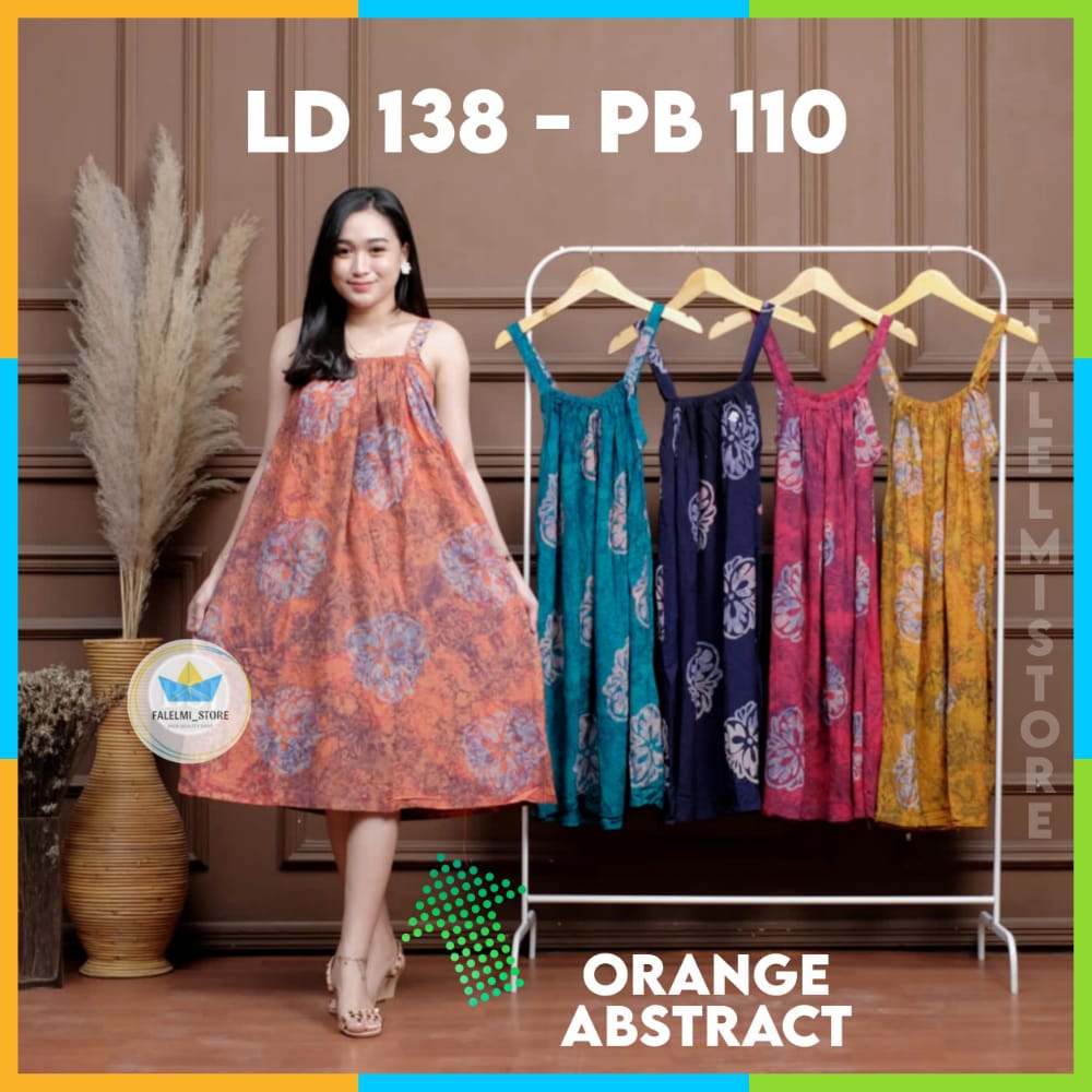 Sleepwear Sexy Jumbo Ld 130 Baju Tidur Sexy Wanita Jumbo Daster Sexy Wanita Yukensi Tali Satu Jumbo Daster Seksi Tanpa Lengan Kimono Tidur Piyama Pakaian Daster Tidur Wanita Sexy Jumbo Daster Tali Pundak Tanktop Singlet Wanita Jumbo Gaun Tidur Sexy-Daun Oren Abstrak