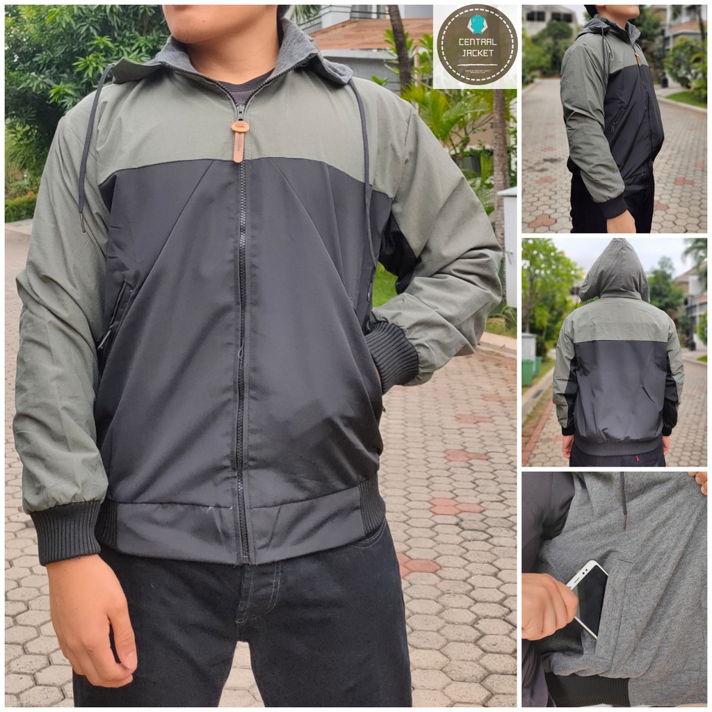 Jaket Bolak Balik BB Kombinasi - High Quality &amp; Modist - Jaket Bolak Balik Pria 2in1