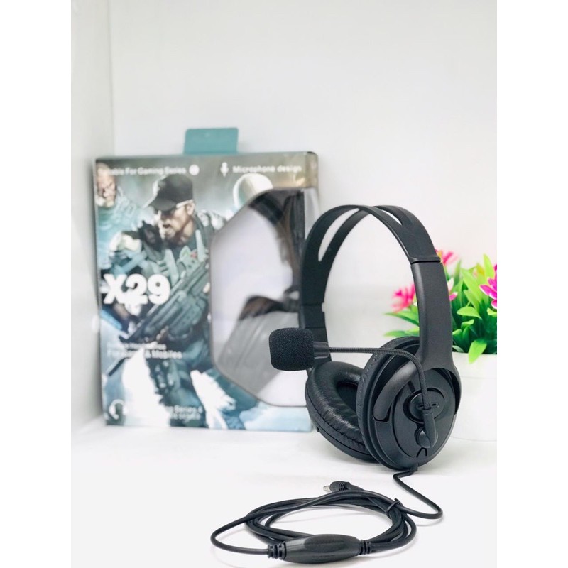PROMO HEADPHONE GAMING X DESIGN SUPER COLOUR NEW STYLE FOR GAMER BIG MUSIC HD INSIDE