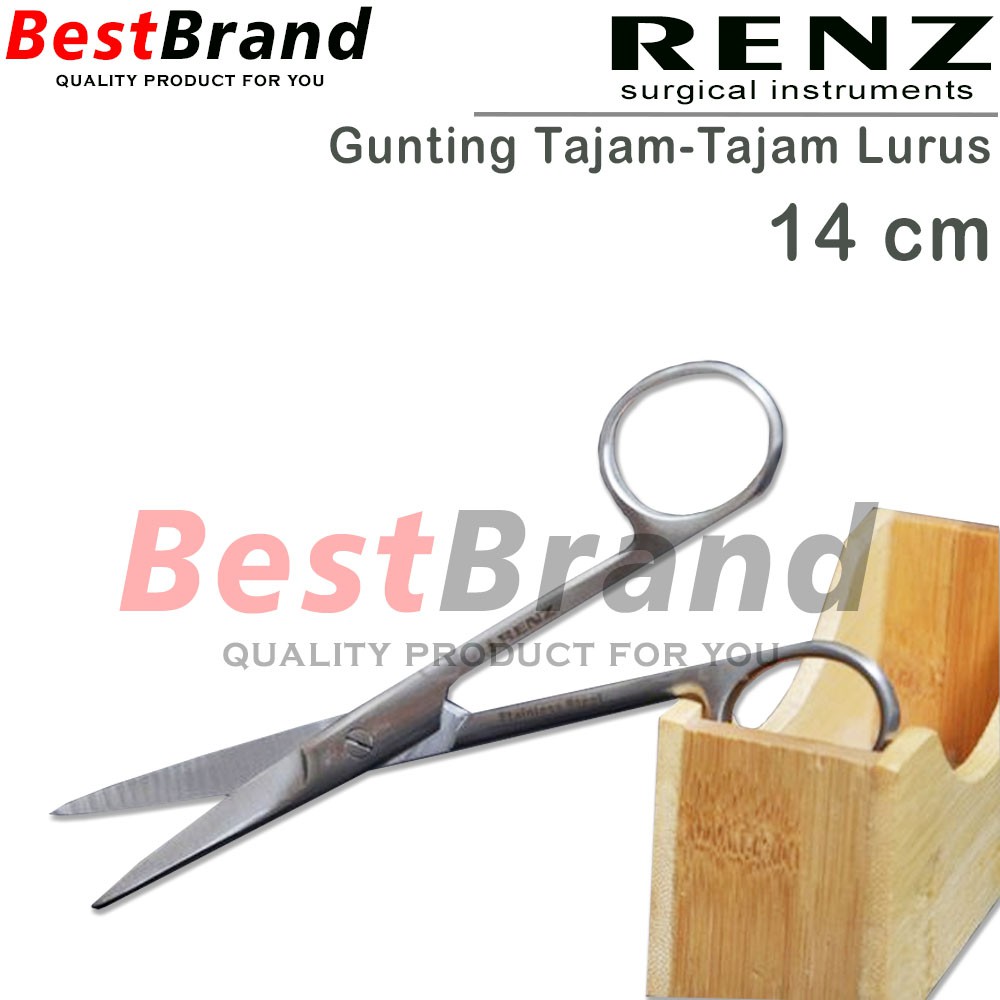 Jual Renz Gunting Operasi Lurus Tajam 14cm Shopee Indonesia 