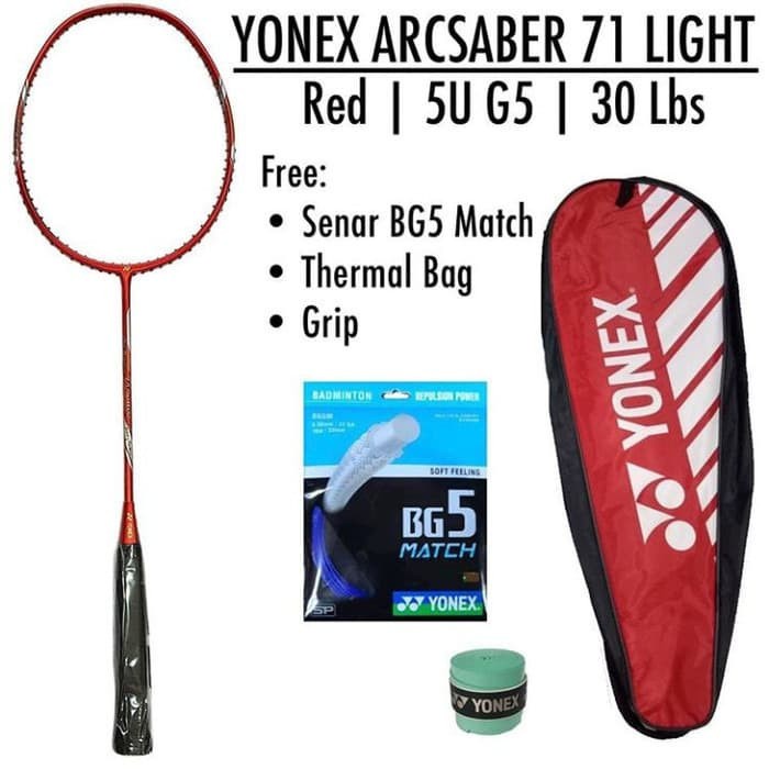 Raket badmintom Yonex Arcsaber 71 light lomplit