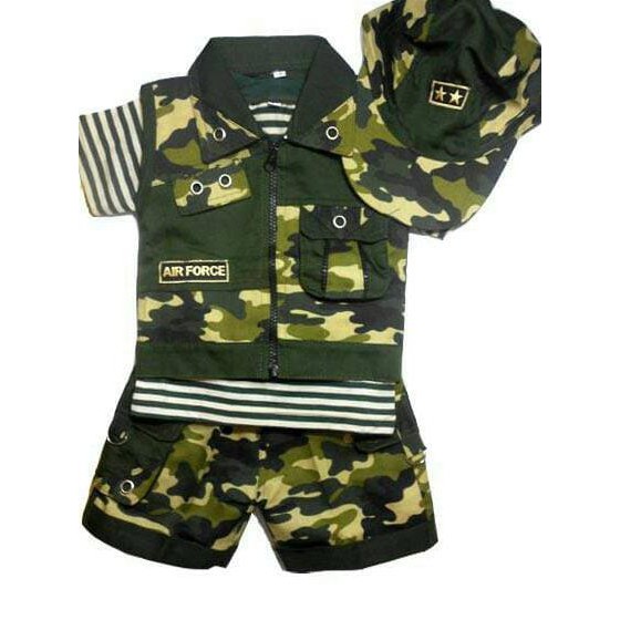 BIG SALE 2019>>Baju Tentara Anak + Rompi.KWALITAS TERBAIK.
