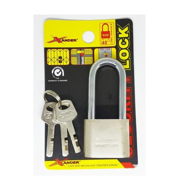 Gembok 40mm Panjang / Xander Security Lock 3 Key