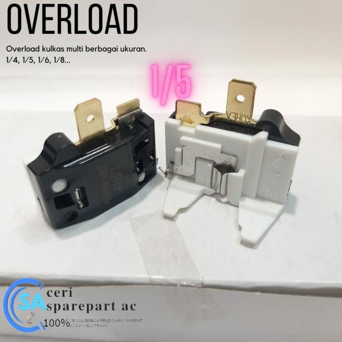 best produk] Overload Kulkas Gepeng Pengaman Kompresor Kulkas Sharp LG Toshiba 1/5