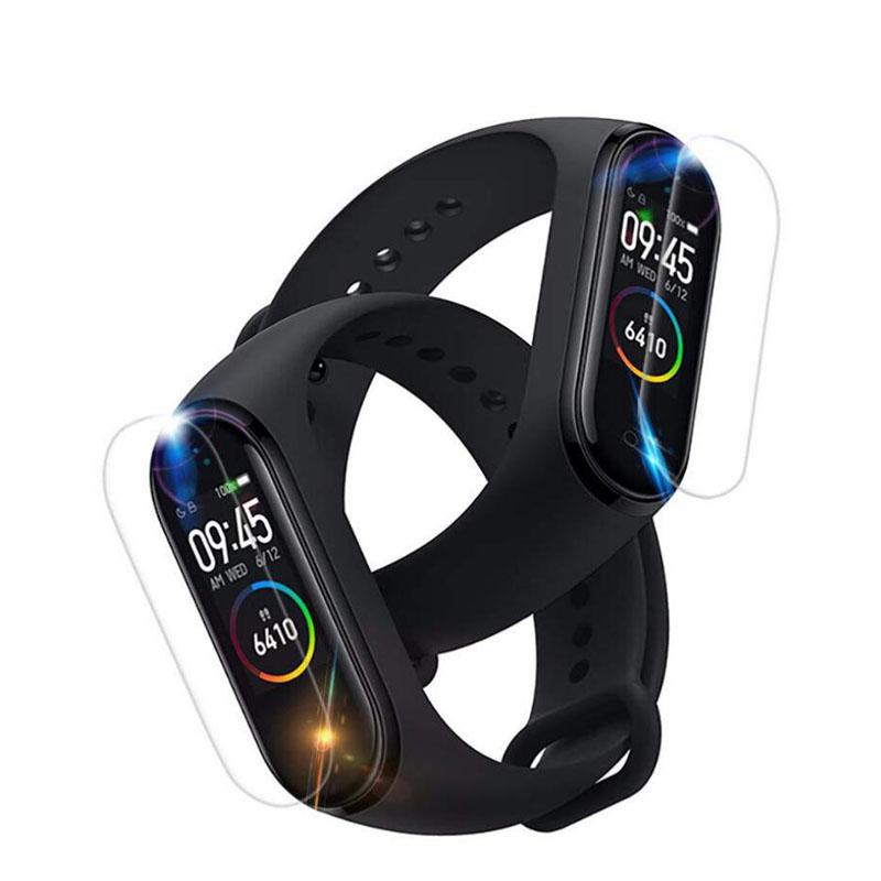 Xiaomi Mi Band 3 4 5 6 7 8 Pelindung Layar Miband Smart Wristband TPU Film Pelindung Cover