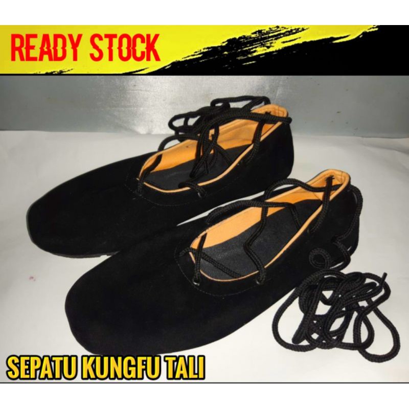 ⚫SEPATU KUNGFU POLOS &amp; TALI
